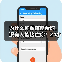 为什么你深夜崩溃时，没有人能接住你？24小时12356心理援助平台（图1）