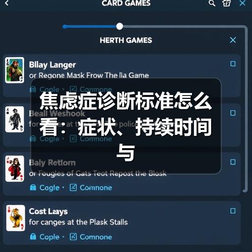 焦虑症诊断标准怎么看:症状、持续时间与就医判断-图9 焦虑症诊断标准怎么看:症状、持续时间与就医判断-图9