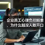 缩略图–企业员工心理负担越重，为什么越没人敢开口？–焦虑症治疗