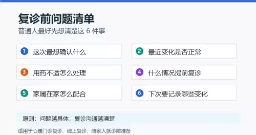 复诊前问题清单怎么准备？普通人先想清楚这6件事